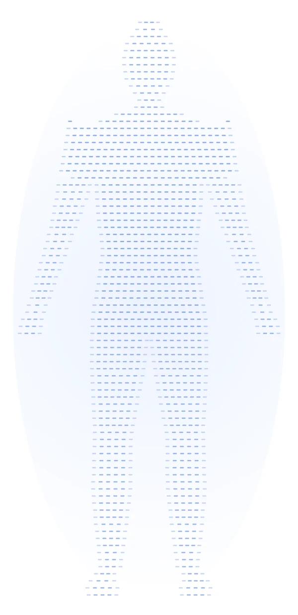 Dotted PRIMO body built from a front photo